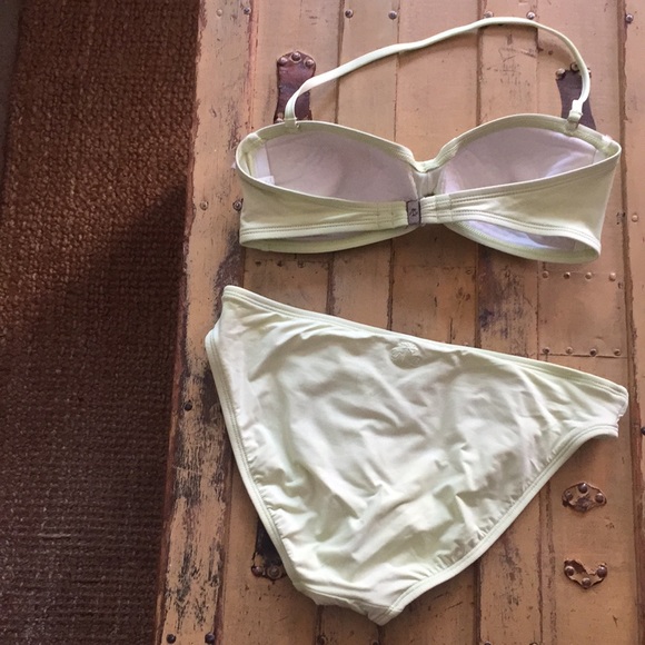 TOMMY BAHAMA SWIM LT GREEN STRAPLESS BIKINI SET S - Picture 8 of 12